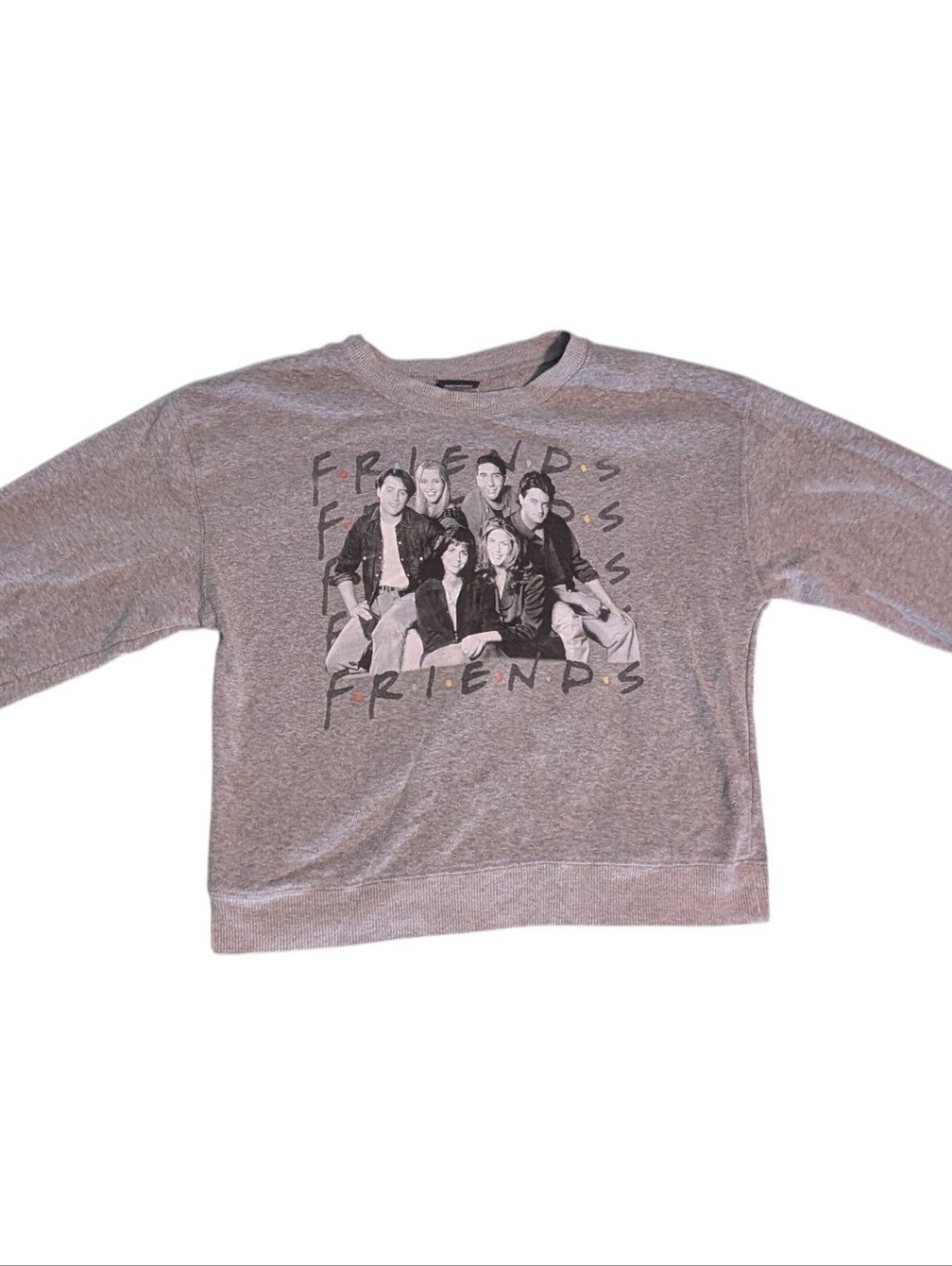 Friends Graphic Crewneck Sweatshirt - Gray